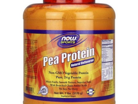 Pea Protein Natural Unflavored, Value Size, 7 lb, NOW Foods For Cheap