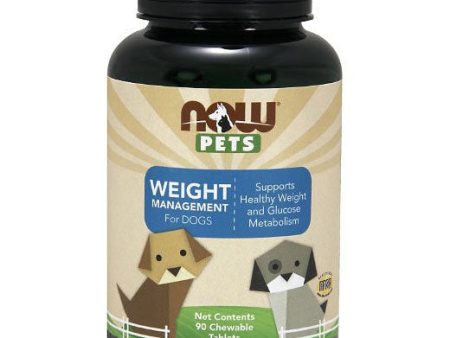 Weight Management For Dogs, 90 Chewable Tablets, NOW Foods Online