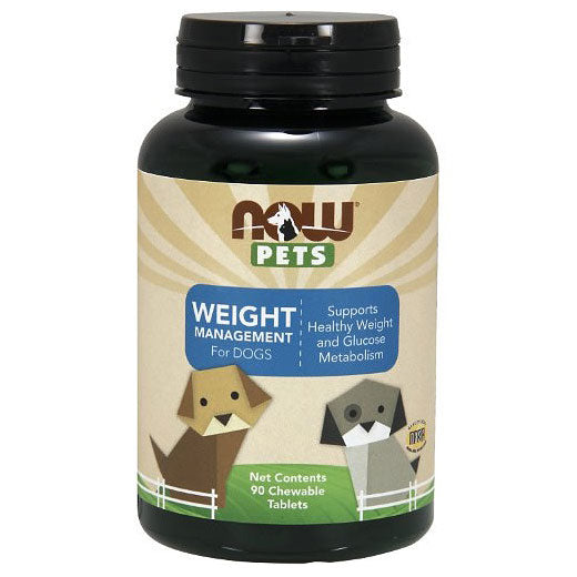 Weight Management For Dogs, 90 Chewable Tablets, NOW Foods Online