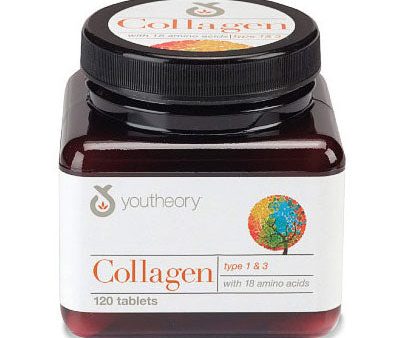 Youtheory Collagen, Type 1 & 3 with 18 Amino Acids, 120 Tablets, Nutrawise Corporation Online Sale