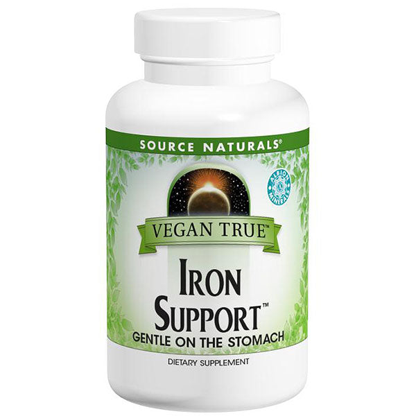 Vegan True Iron Support, 180 Tablets, Source Naturals Online now