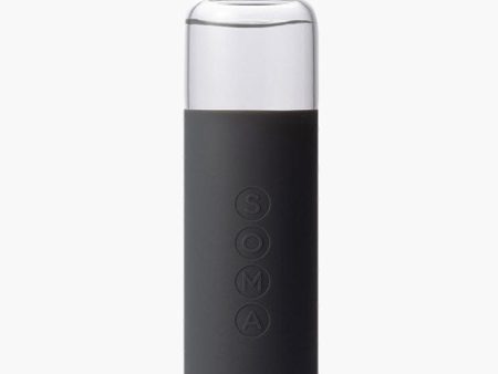 Glass Water Bottle V2, Gray, 17 oz, Soma Online Sale