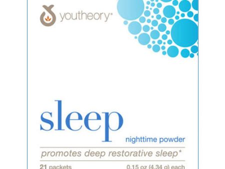 Youtheory Sleep Nighttime Powder Packs, 21 Packets, Nutrawise Corporation Supply