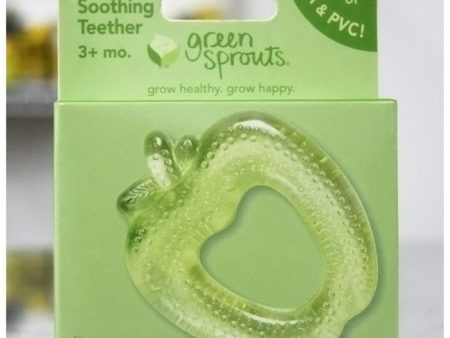 Fruit Cool Soothing Teether, Green Apple, 1 Unit, Green Sprouts For Discount