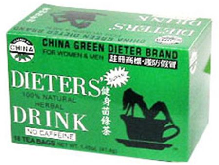 China Green Dieter Brand, Dieter s Drink for Weight Loss, 18 Tea Bags, Uncle Lee s Tea Fashion