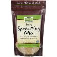 Zesty Sprouting Mix (Clover, Fenugreek & Radish Seeds), 1 lb, NOW Foods Online