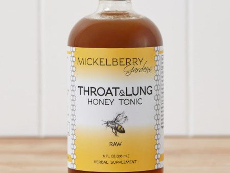 Throat & Lung Honey Tonic, Value Size, 8 oz, Mickelberry Gardens Online now