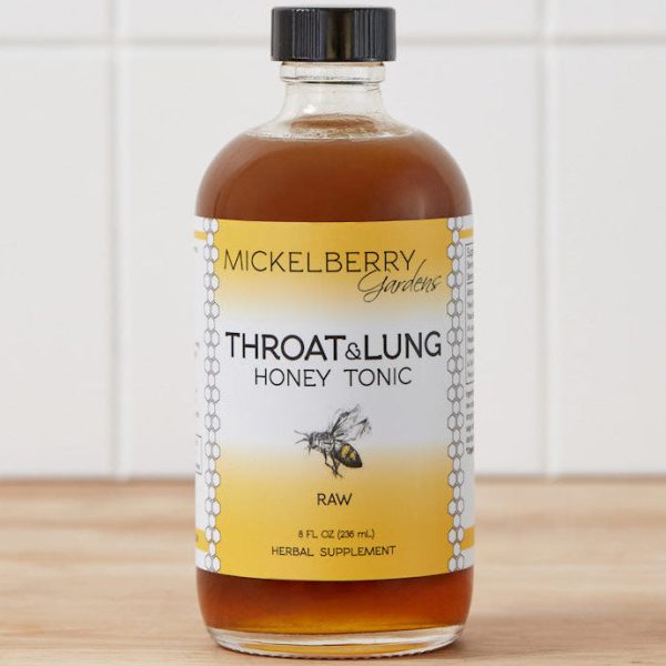 Throat & Lung Honey Tonic, Value Size, 8 oz, Mickelberry Gardens Online now