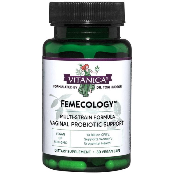 FemEcology, Vaginal & Intestinal Probiotic, 30 Vegetarian Capsules, Vitanica For Cheap