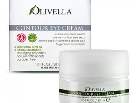 Contour Eye Cream, Olive Oil Anti-Aging Skin Care, 1 oz, Olivella For Cheap