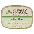 Glycerine Bar Soap - Aloe Vera, 4 oz, Clearly Natural Soaps Supply