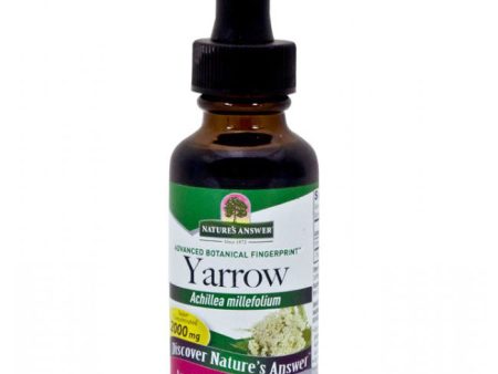 Yarrow Flowers Extract, 1 oz, Nature s Answer Sale