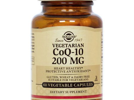 Vegetarian CoQ-10 200 mg, 60 Vegetable Capsules, Solgar Online now