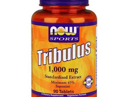 Tribulus 1000 mg, Standardized Extract, 90 Tablets, NOW Foods Hot on Sale