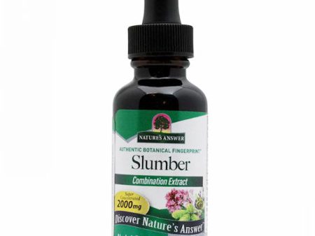 Slumber (Sleep Aid) Alcohol Free Extract Liquid 1 oz from Nature s Answer Fashion