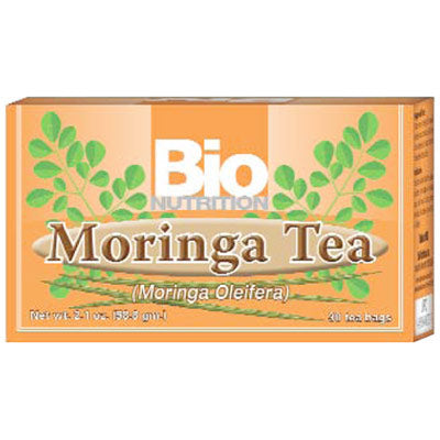 Moringa Tea (Moringa Oleifera), 30 Tea Bags, Bio Nutrition Inc. For Sale