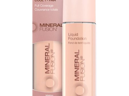 Liquid Foundation - Cool 1 - Fair, 1 oz, Mineral Fusion Cosmetics Cheap