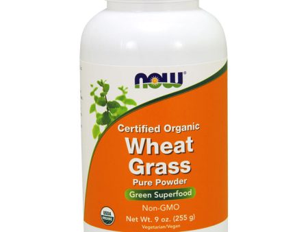 Wheat Grass Powder 9 oz, Organic Wheat Grass, NOW Foods For Cheap