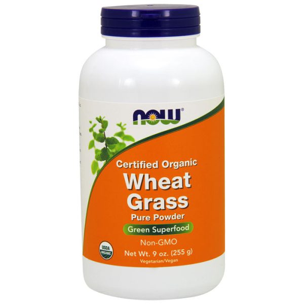 Wheat Grass Powder 9 oz, Organic Wheat Grass, NOW Foods For Cheap