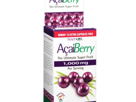 Acai Berry Extract, 75 Vegetarian Capsules, Natrol Sale