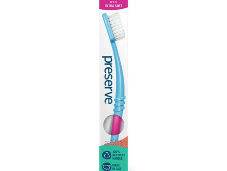 Adult Toothbrush in Paperboard Package, Ultra Soft, 1 pc, Preserve Discount