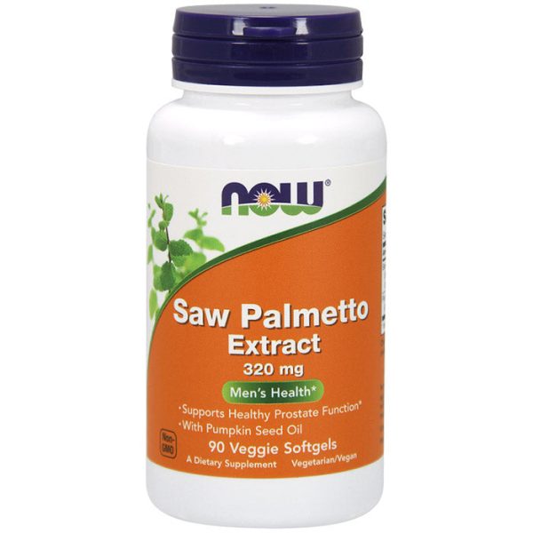 Saw Palmetto Extract 320 mg, With Pumpkin Seed Oil, 90 Veggie Softgels, NOW Foods For Cheap