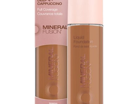 Liquid Foundation - Deep 4 - Cappuccino, 1 oz, Mineral Fusion Cosmetics Sale