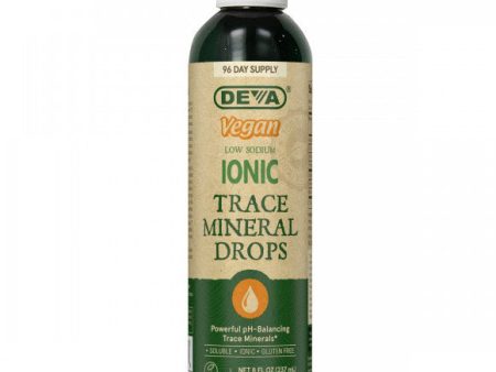 Vegan Ionic Trace Mineral Drops Liquid, 8 oz, Deva Nutrition Sale