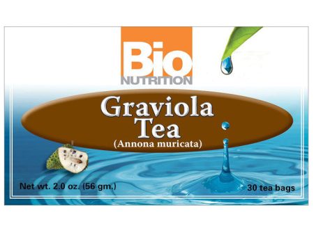 Graviola Tea, 30 Tea Bags, Bio Nutrition Inc. Online now