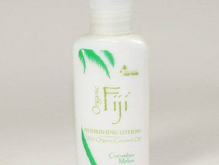 Cucumber Melon Nourishing Lotion for Face & Body, Coconut Oil Moisturizer, 3 oz, Organic Fiji For Discount