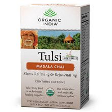 Tulsi Chai Masala Tea, 18 Tea Bags, Organic India For Cheap