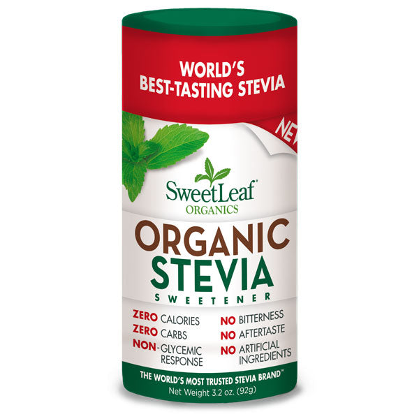 SweetLeaf Organic Stevia Sweetener Powder Shaker, 92 g, Wisdom Natural Brands Cheap