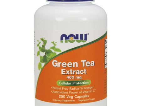 Green Tea Extract 400 mg, Value Size, 250 Vegetarian Capsules, NOW Foods Online now