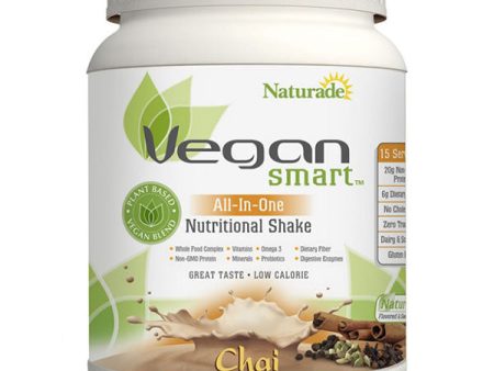 Vegan Smart All-In-One Nutritional Shake - Chai, 15 Servings (22.75 oz), Naturade Online Sale