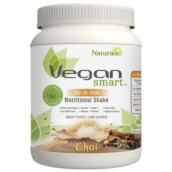 Vegan Smart All-In-One Nutritional Shake - Chai, 15 Servings (22.75 oz), Naturade Online Sale