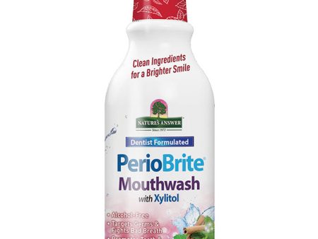 PerioBrite Natural Mouthwash - Cinnamint, 16 oz, Nature s Answer Cheap