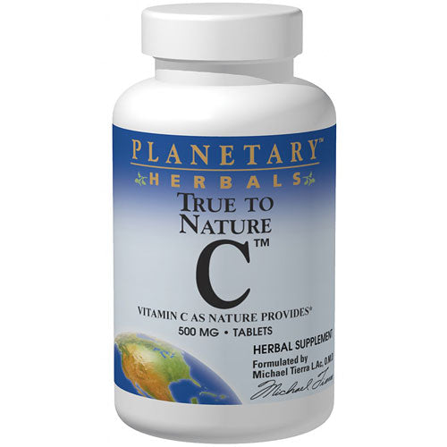 True to Nature C 500 mg, Natural Vitamin C Complex, 240 Tablets, Planetary Herbals For Sale