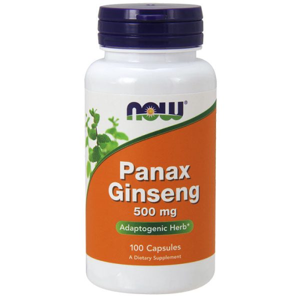 Panax Ginseng 500 mg, 100 Capsules, NOW Foods For Sale