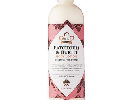 Patchouli & Buriti Body Lotion, 13 oz, Nubian Heritage Sale