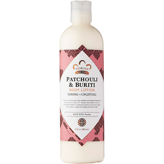 Patchouli & Buriti Body Lotion, 13 oz, Nubian Heritage Sale