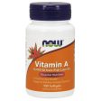 Vitamin A 10000 IU, 100 Softgels, NOW Foods Online now