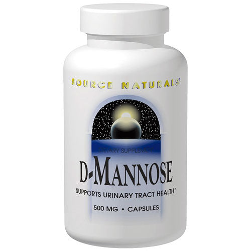 D-Mannose 500mg, 120 Capsules, Source Naturals Online now