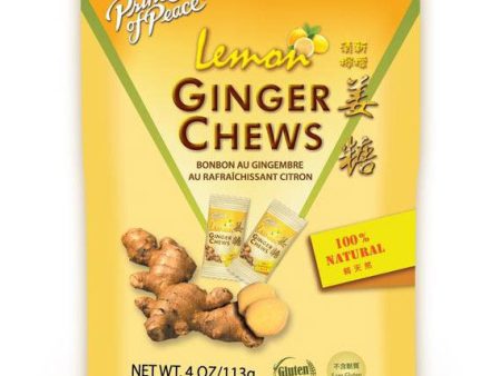 Ginger Chews (Candy) with Lemon, 4 oz, Prince of Peace on Sale