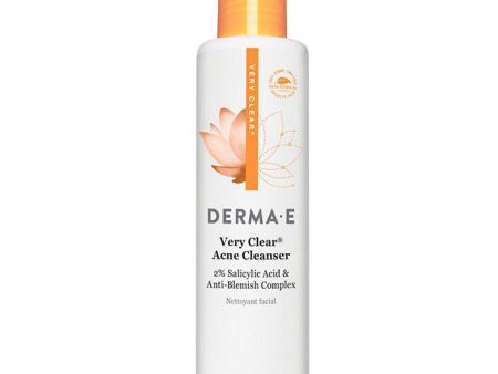 Derma E Very Clear Acne Cleanser, 6 oz Online Hot Sale