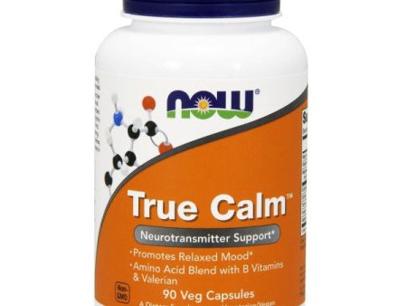 True Calm Amino Acid 90 Capsules, NOW Foods on Sale