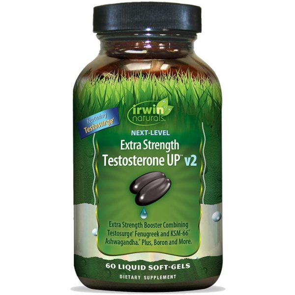 Next-Level Extra Strength Testosterone UP V2, 60 Liquid Soft-Gels, Irwin Naturals For Discount