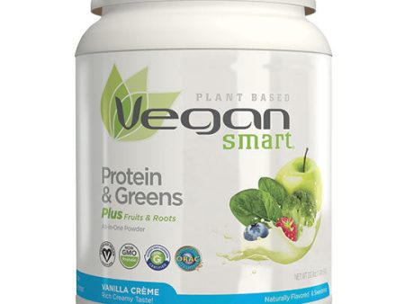 VeganSmart Protein & Greens Nutritional Shake - Vanilla, 22.8 oz (15 Servings), Naturade For Sale