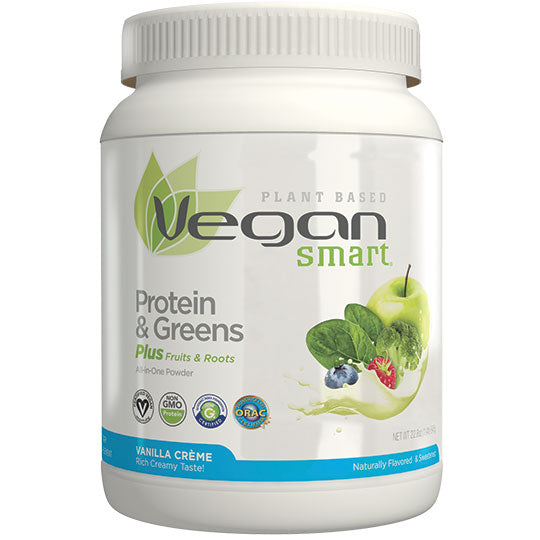 VeganSmart Protein & Greens Nutritional Shake - Vanilla, 22.8 oz (15 Servings), Naturade For Sale