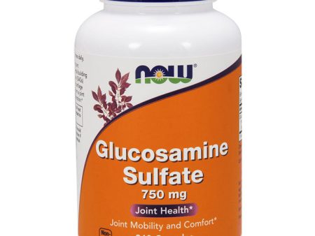 Glucosamine Sulfate 750 mg, Value Size, 240 Capsules, NOW Foods For Cheap