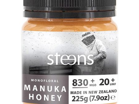 Raw Monofloral Manuka Honey UMF 20+ (MGO 829), 7.9 oz (225 g), Steens Discount